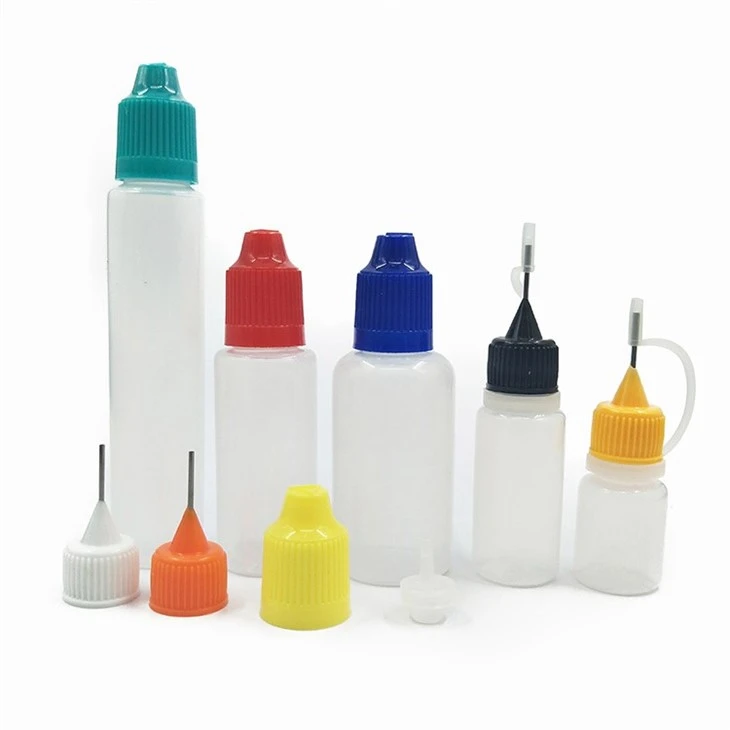 10ml Plastic PE Soft Liquid Bottle With Needle Tips