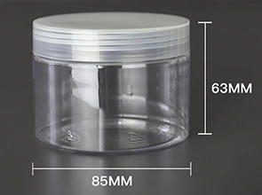 500ml Amber Plastic Container Jars With Lids
