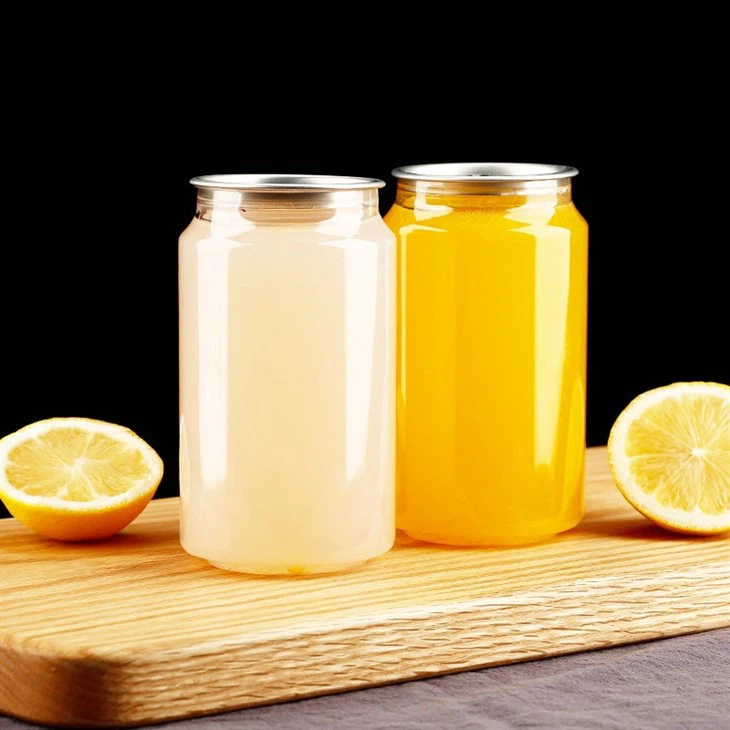 PET Can With Pull Ring Aluminum Pop Lid