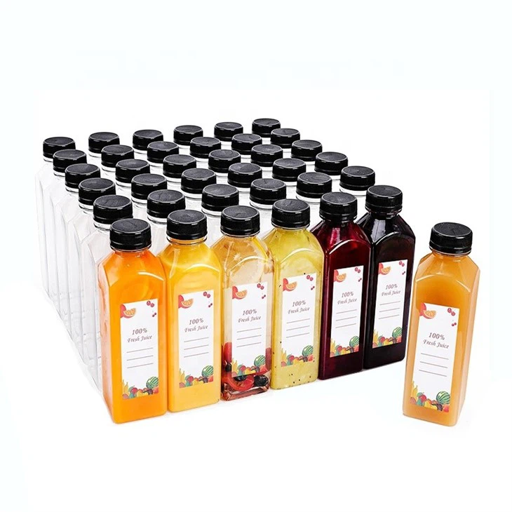 PET Plastic Juice Bottle With A Twist-off Top