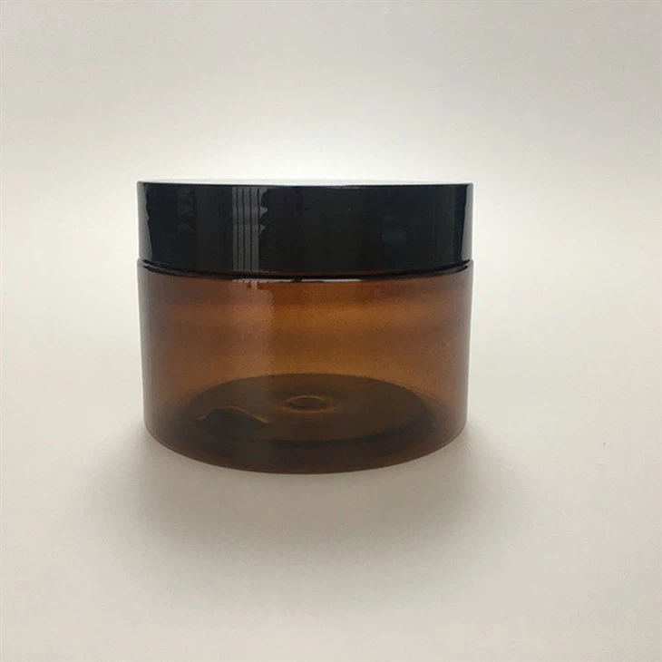 Plastic Container Jars With Aluminum Cap