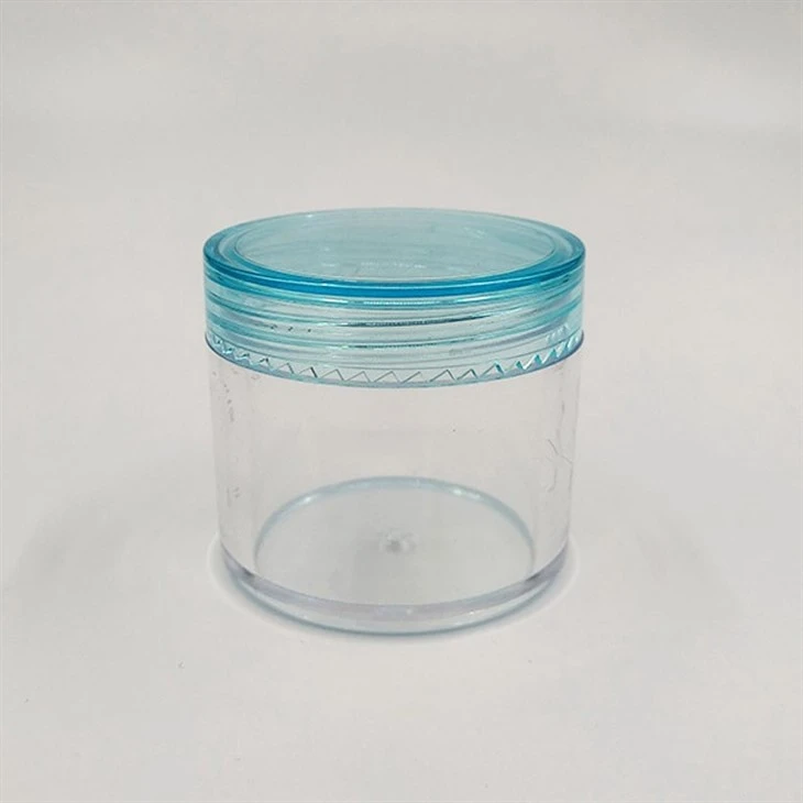 Plastic Cream Screw Lid Small Cosmetic Jars