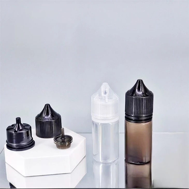 Přizpůsobená plastová láhev E Liquid s Crc uzávěrem