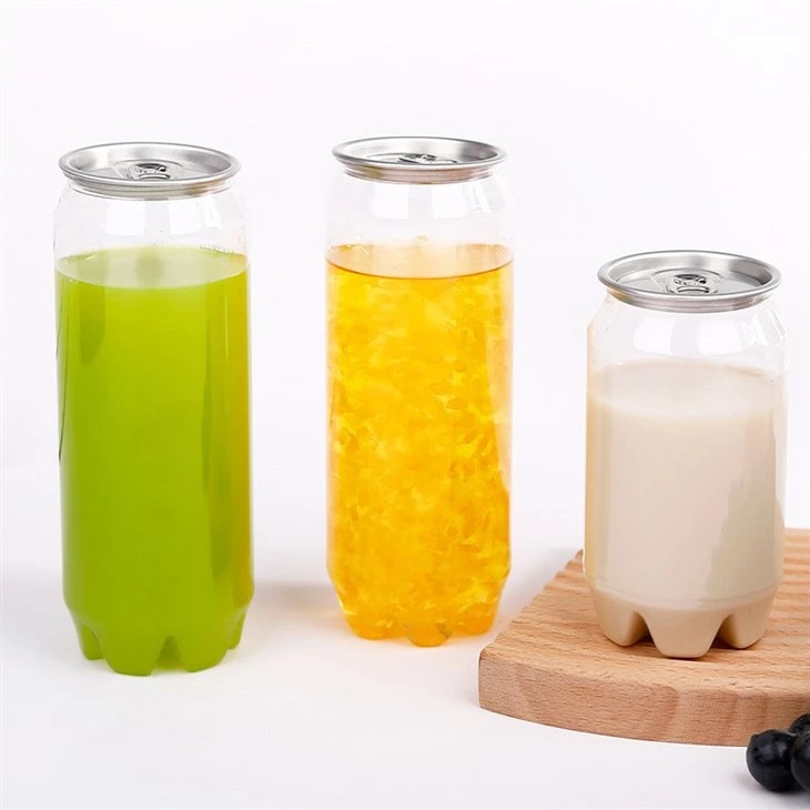 Soda Juice Bottle With Sealing Aluminum Lid